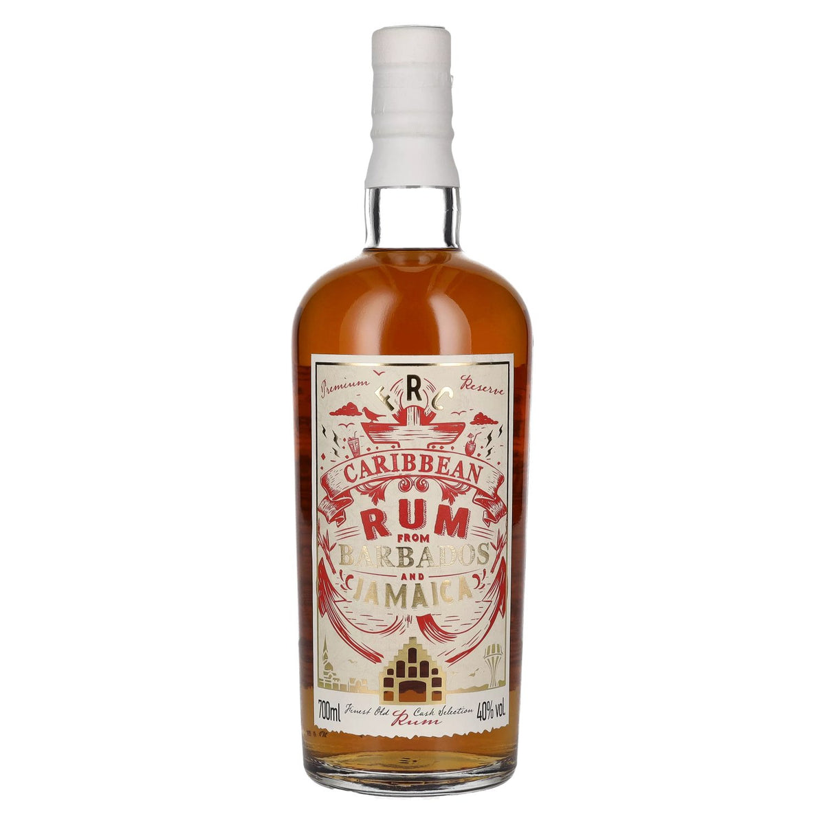 FRC Caribbean Rum from Barbados and Jamaica 40% ABV 0.7l
