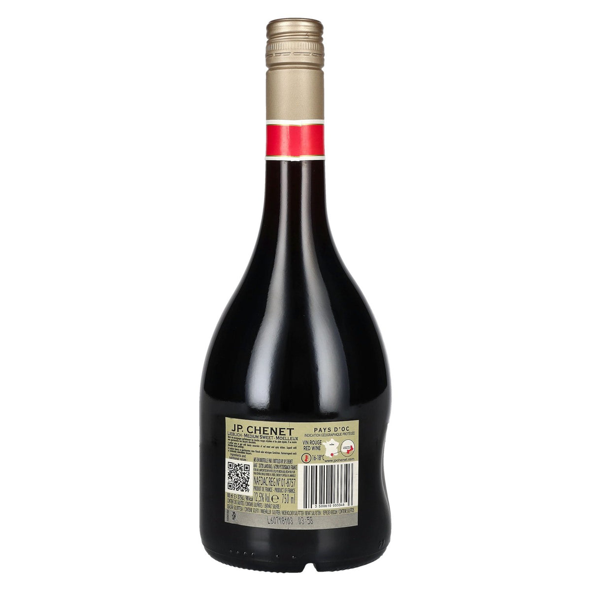 JP. Chenet Delicious MEDIUM SWEET Moelleux Rouge 2025 12,5 % vol. 0,75 l