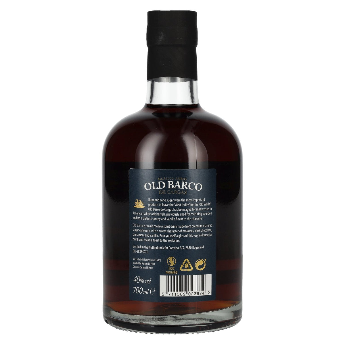 Old Barco De Cargas XO Gran Reserva 40% vol. 0.7 l