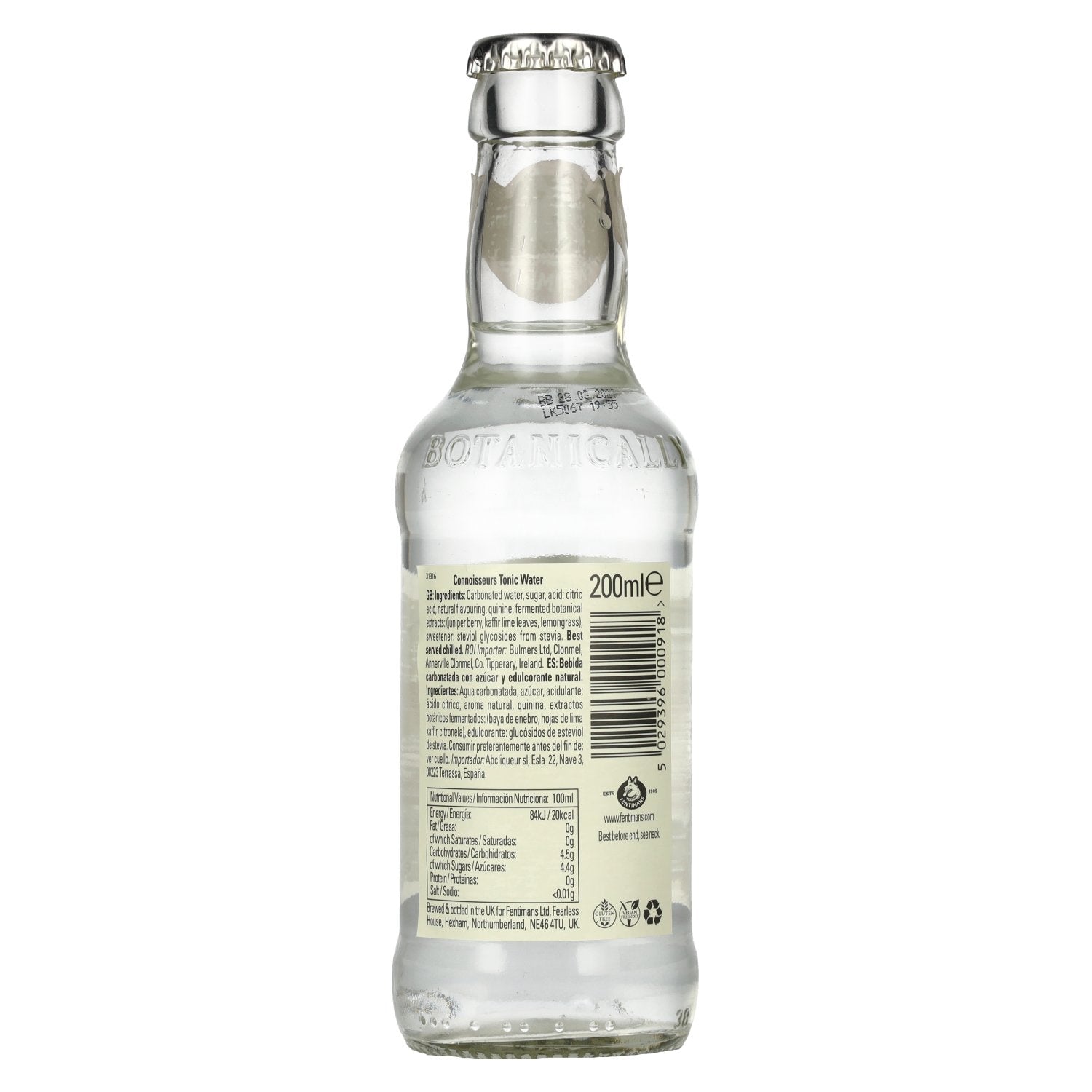 Fentimans CONNOISSEURS Tonic Water 6x4x0,2l