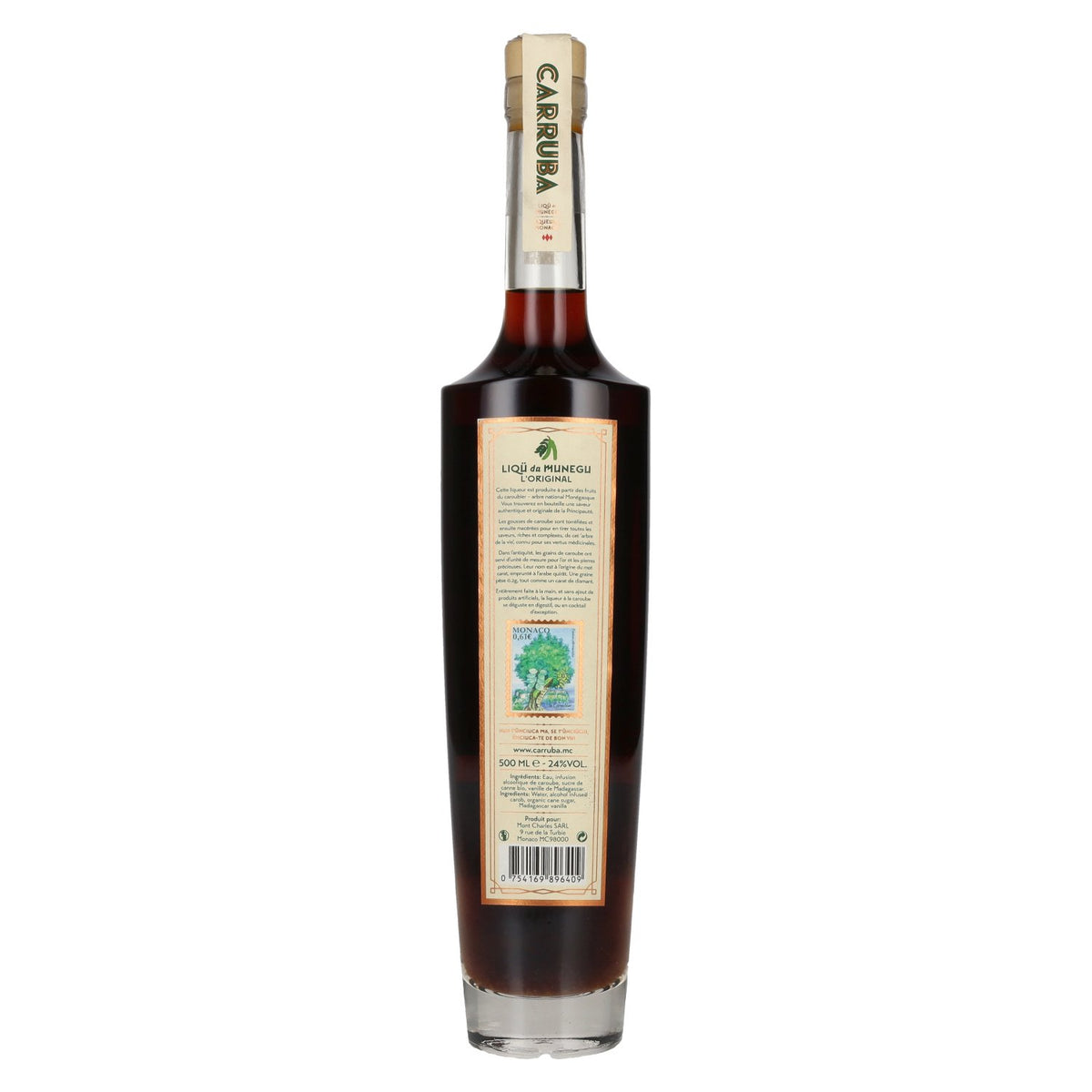 La Distillerie de Monaco Carruba Liqueur á la Caroube 24% vol. 0,5 l