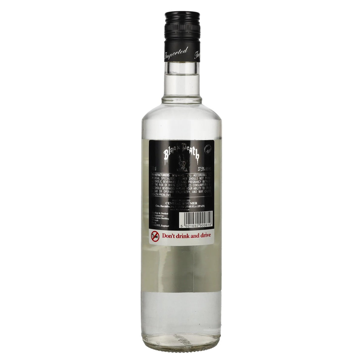 Black Death Vodka 37.5% ABV 0.7l