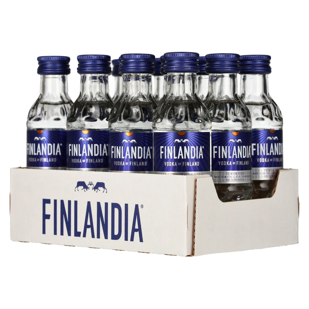 Vodka Finlandia (Finlande) 40 % vol. 12 x 0,05 l