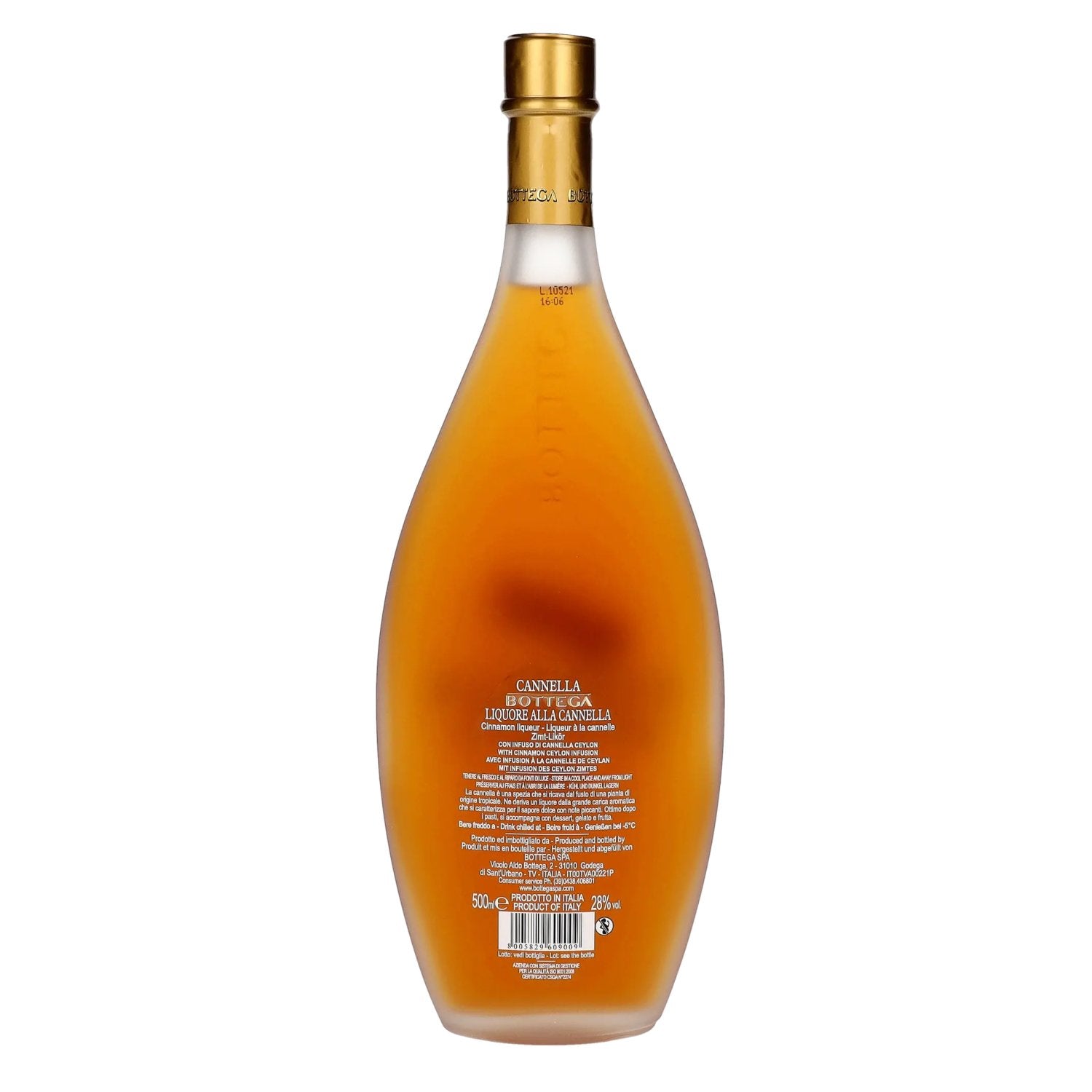 Bottega CANNELLA Liqueur de Ceylon Cinnamon 28% vol. 0,5l