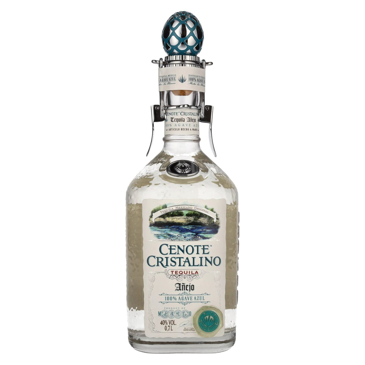 Cenote CRISTALINO Tequila Añejo 100% Blue Agave 40% vol. 0.7 l