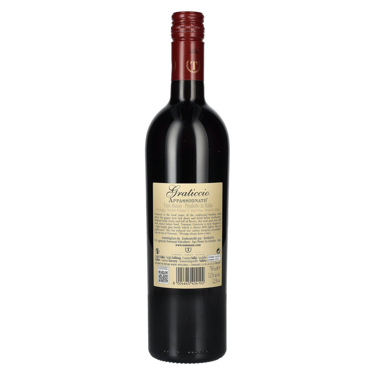Tommasi Graticcio Appassionato 2022 12.5% ABV 0.75l