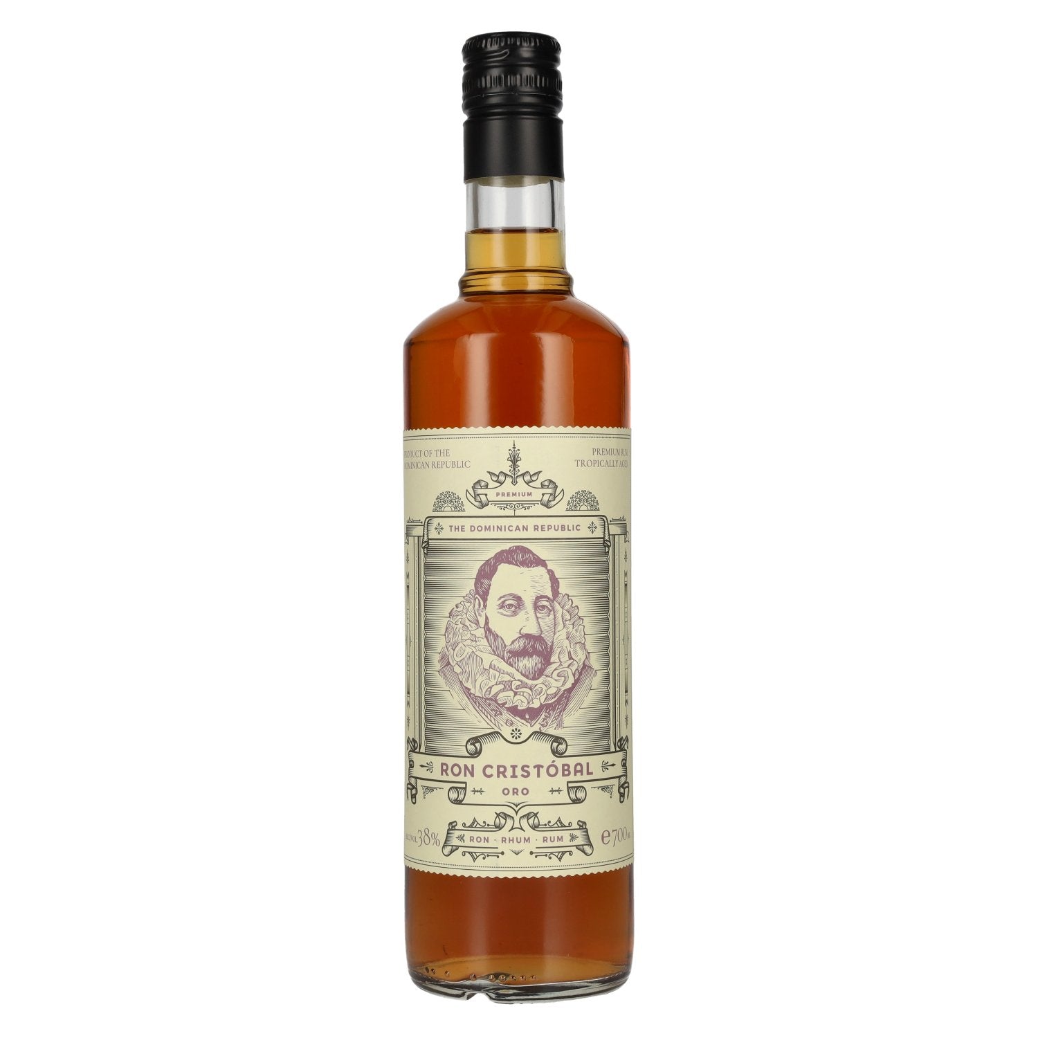 Ron Cristóbal ORO Rum 38% Vol. 0,7l