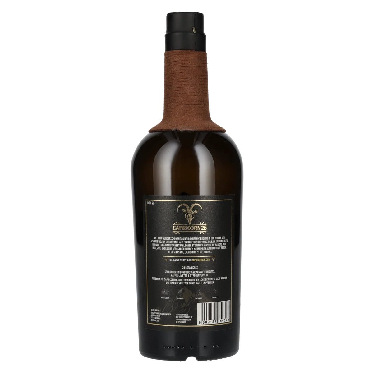 Capricorn26 Premium Dry Gin 42% ABV 0.7l