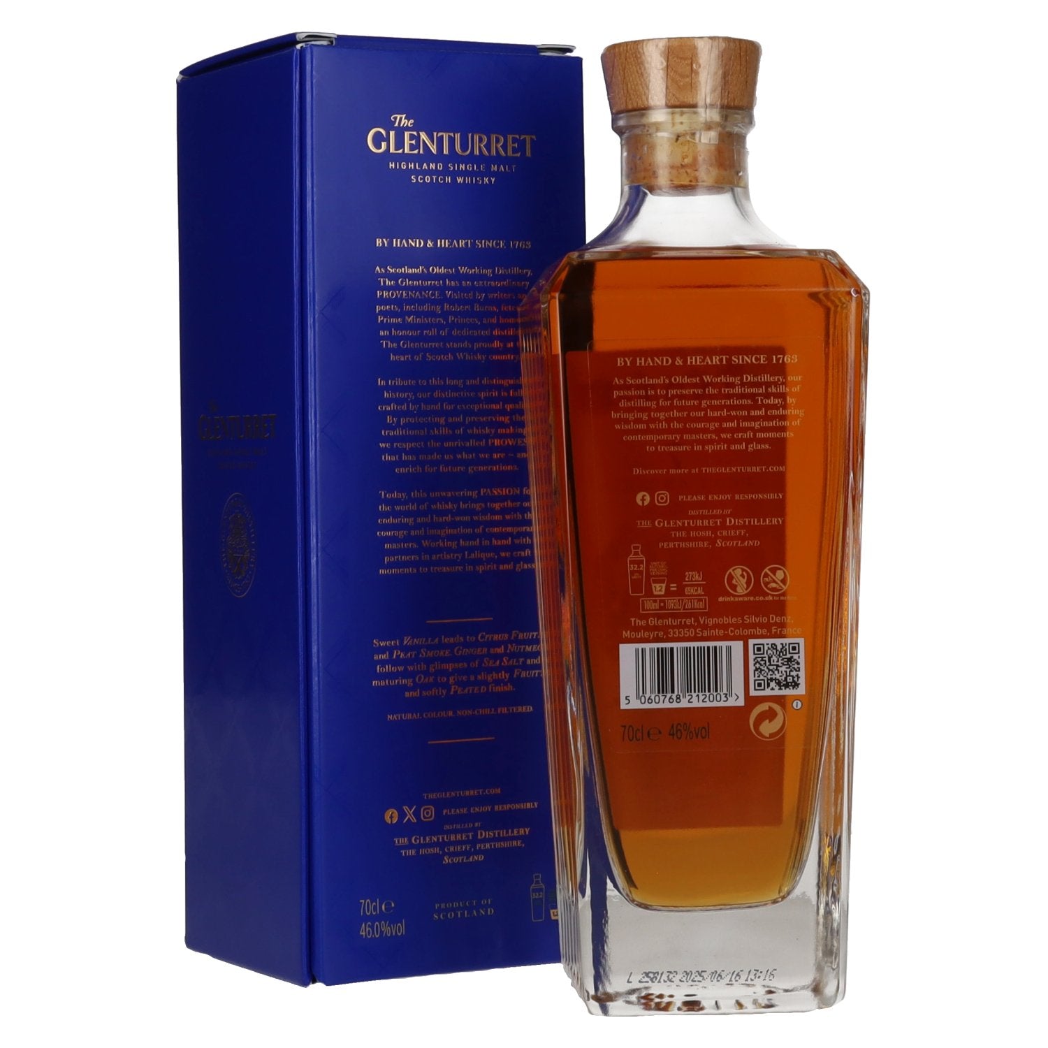 The Glenturret 7 Years Old PEAT Smoked Release 2025 46% Vol. 0,7l in Geschenkbox