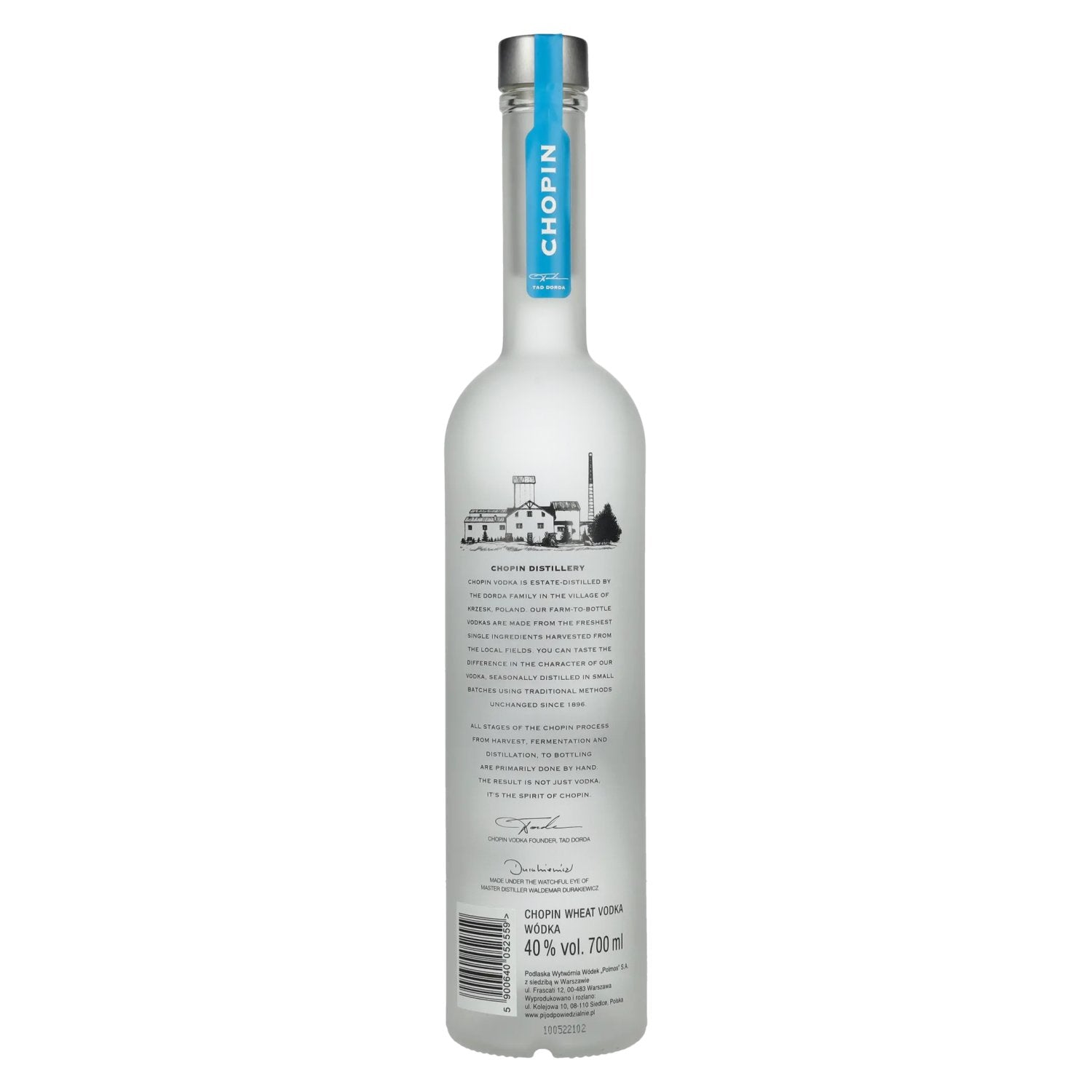 Chopin Tarwe Wodka 40% Vol. 0,7l