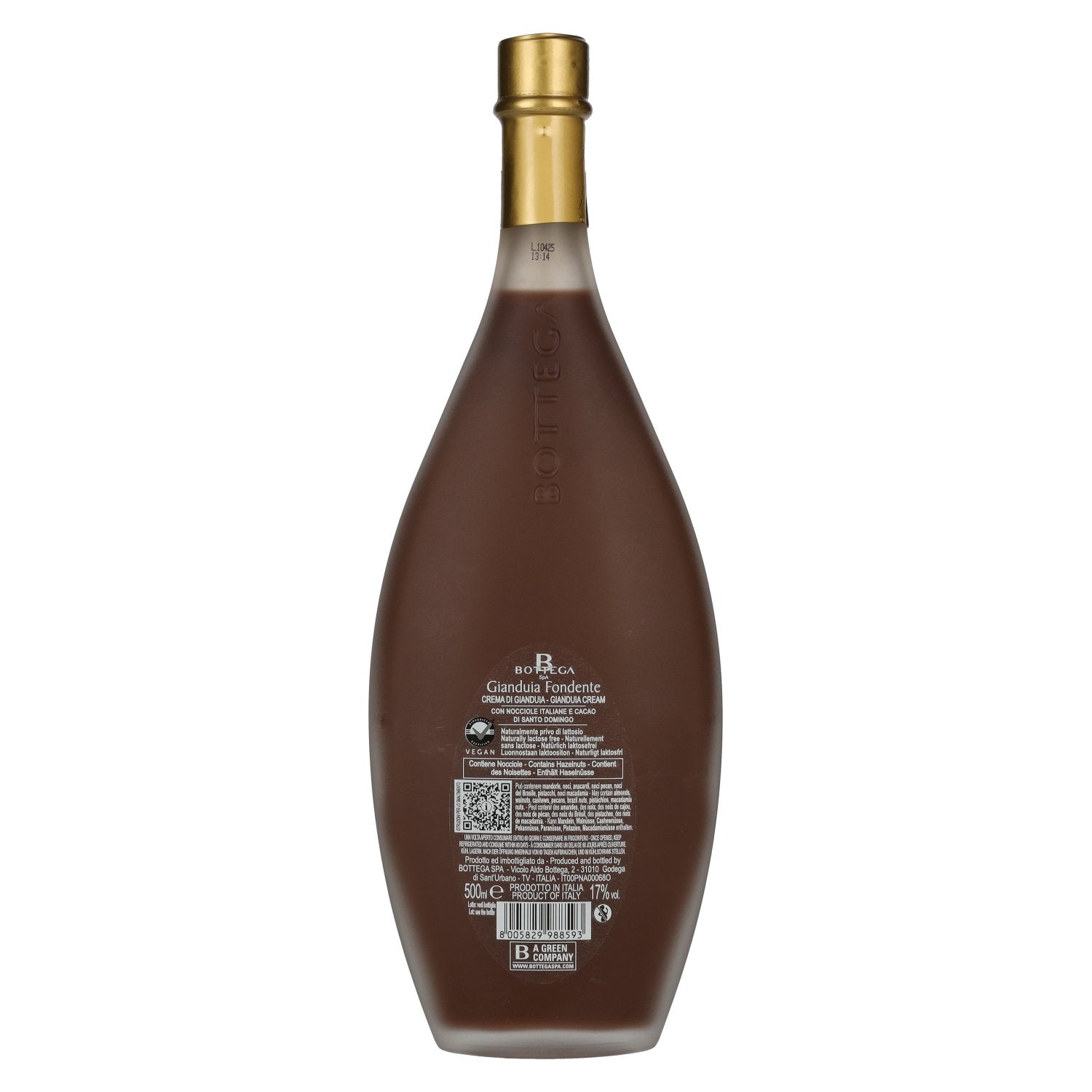 Bottega Crema di CIOCCOLATO GIANDUIA FONDENTE Roomlikeur 17% Vol. 0,5l