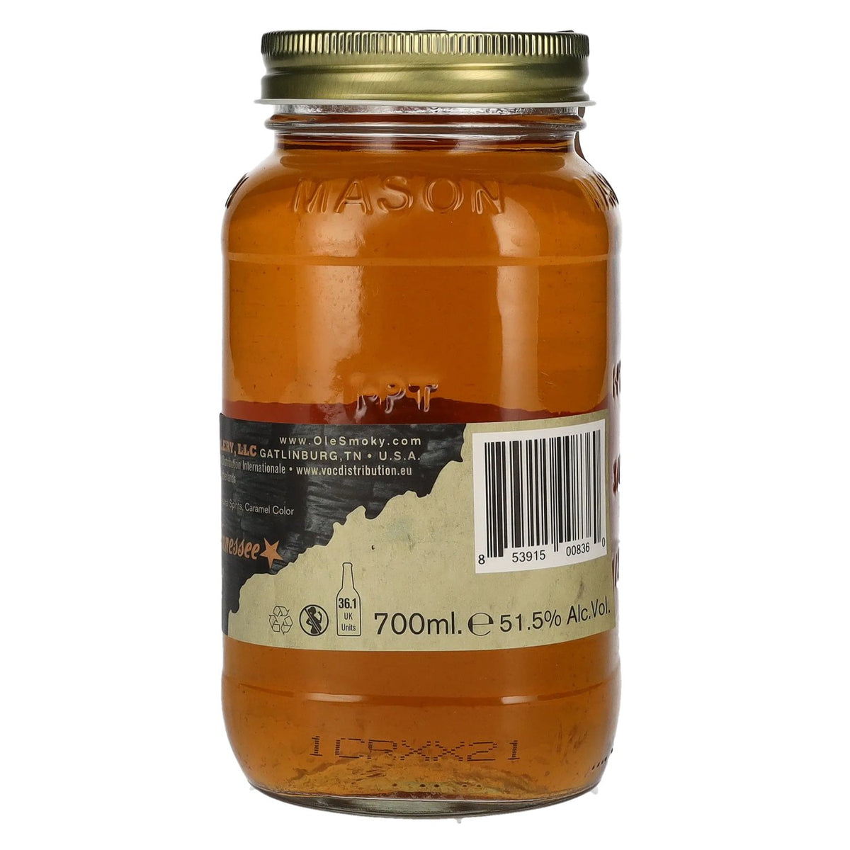 Ole Smoky Tennessee Moonshine CHARRED 51,5 % vol. 0,7 l