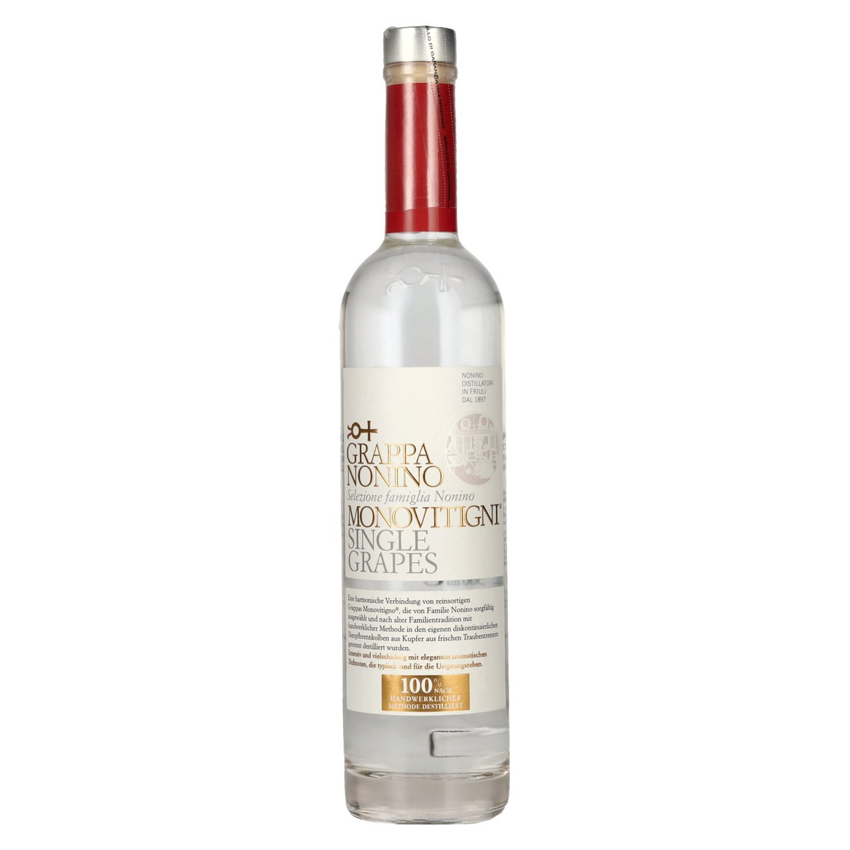 Nonino Grappa Monovitigni Single Grapes 40% vol. 0.5 l
