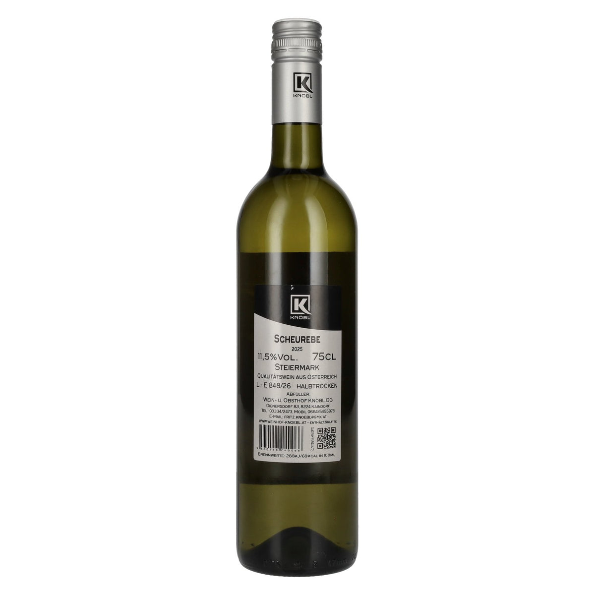 Knöbl Scheurebe 2025 11.5% ABV 0.75 l