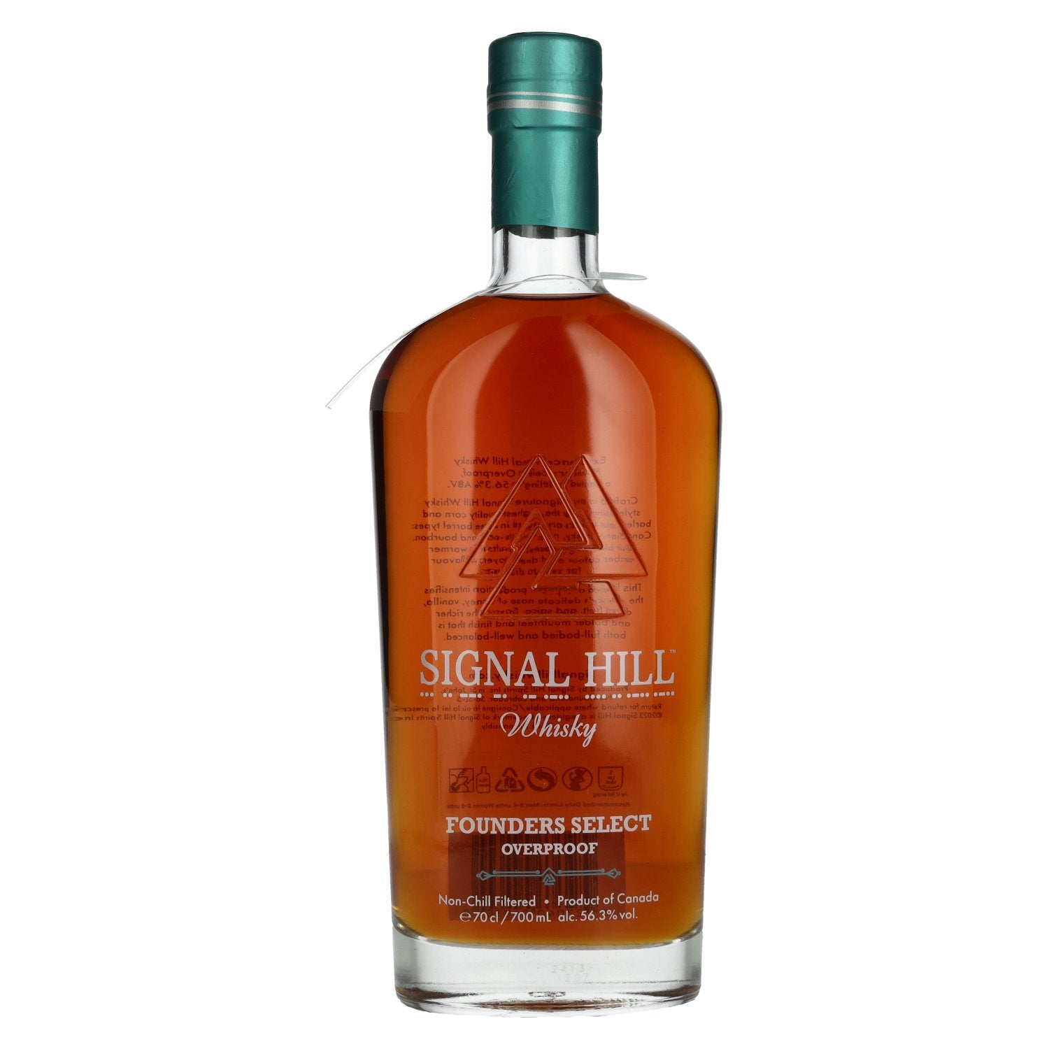 Signal Hill Founders Select Overproof Canadese whisky 56,3% Vol. 0,7l