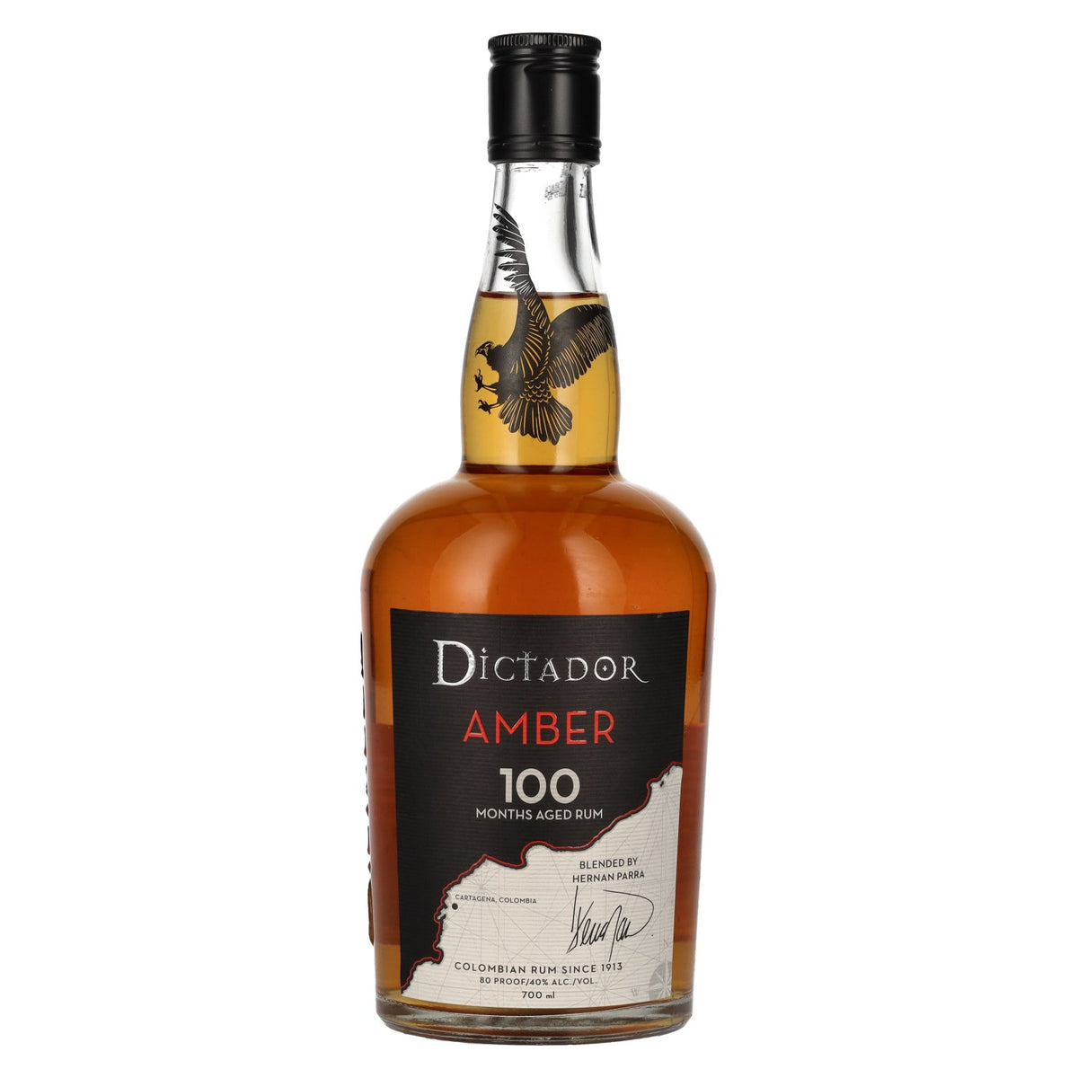 Dictador AMBER 100 maanden gerijpte sterke drank 40% vol. 0,7 l