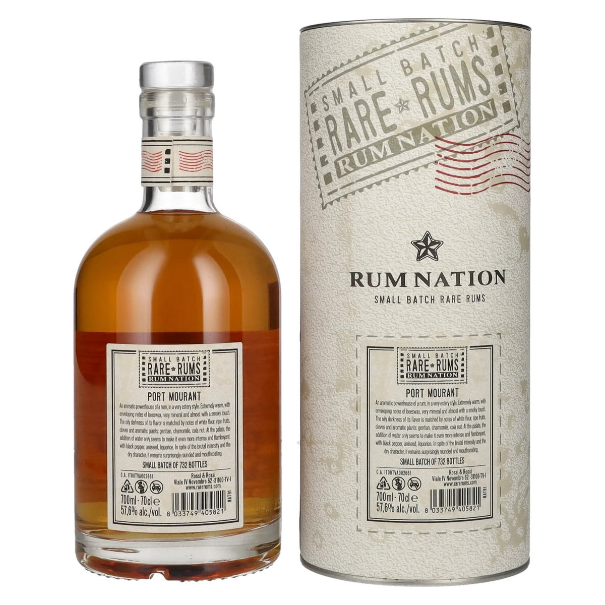 Rum Nation Rare Rum Port Mourant 2001/2019 57.6% vol. 0.7 l in a gift box