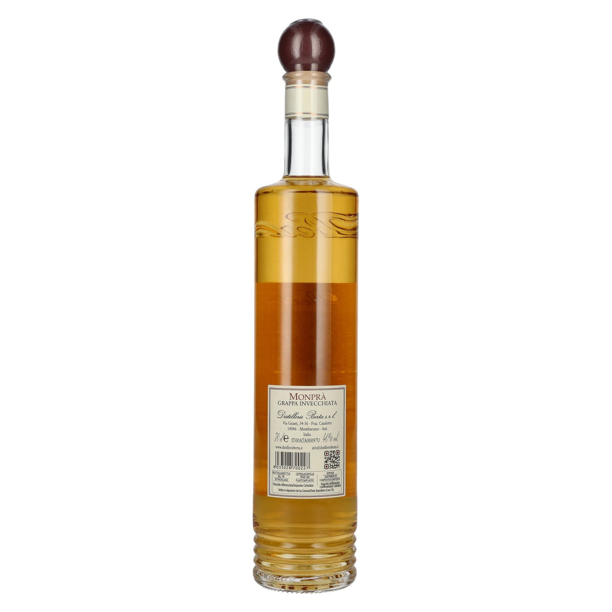 Berta Grappa Invecchiata Monprà 40% vol. 0,7 l