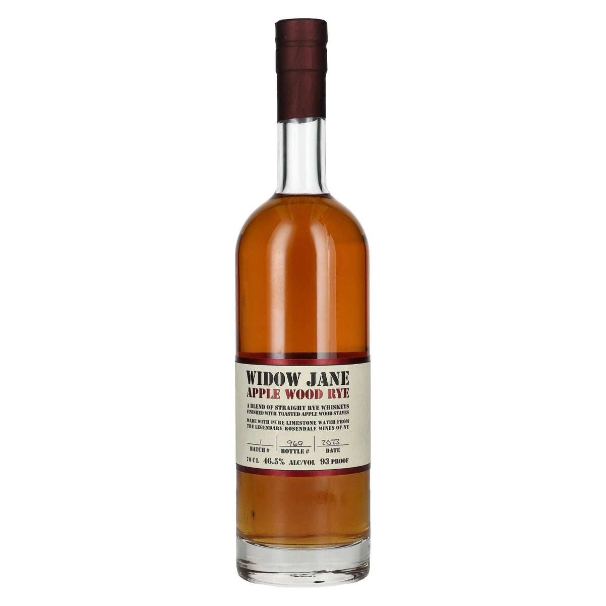 Widow Jane Rye Apple Wood Aged 46,5% vol. 0,7 l