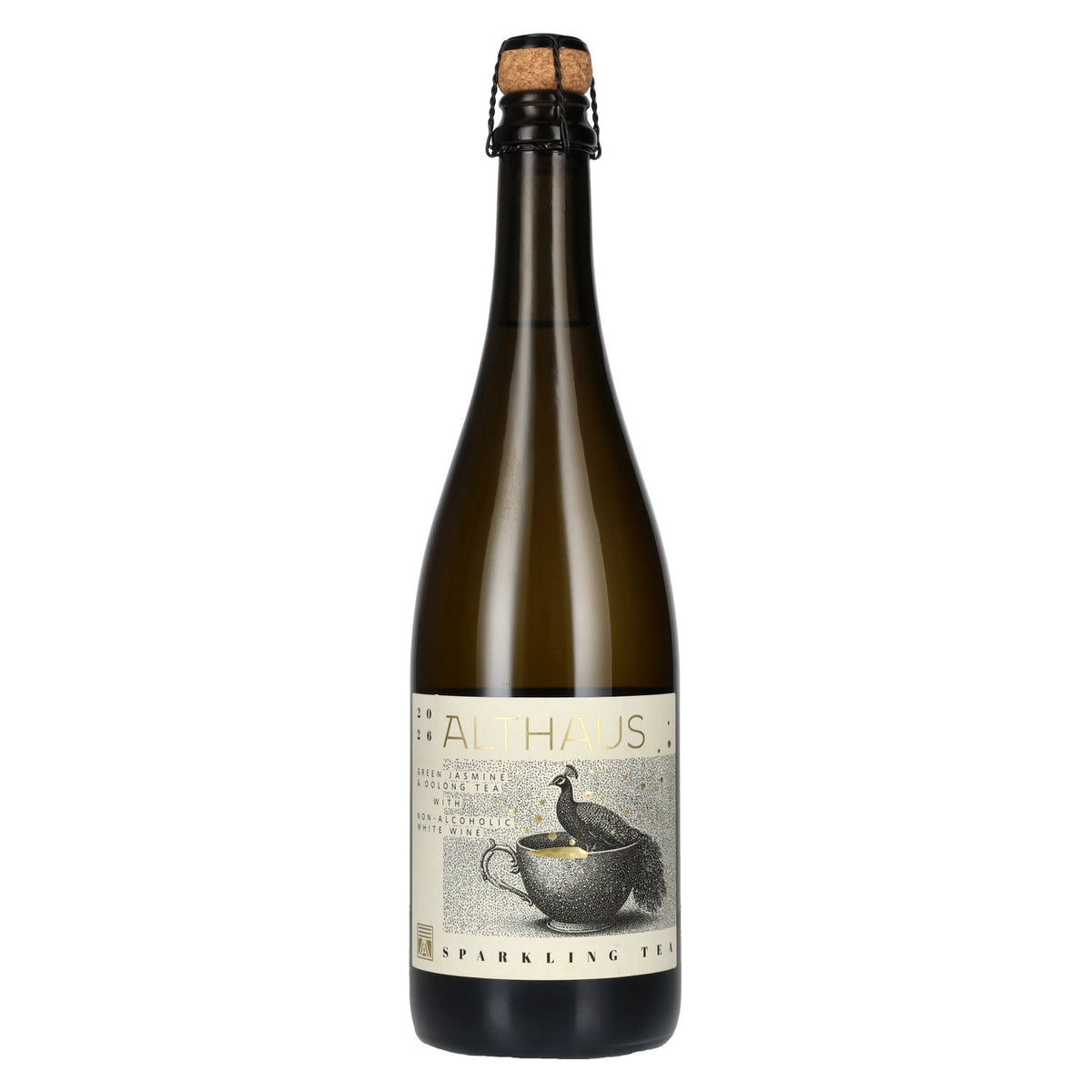 Althaus Tea Sparkling Tea non-alcoholic White Wine Green Jasmine &amp; Oolong Tea 2026 0,75l