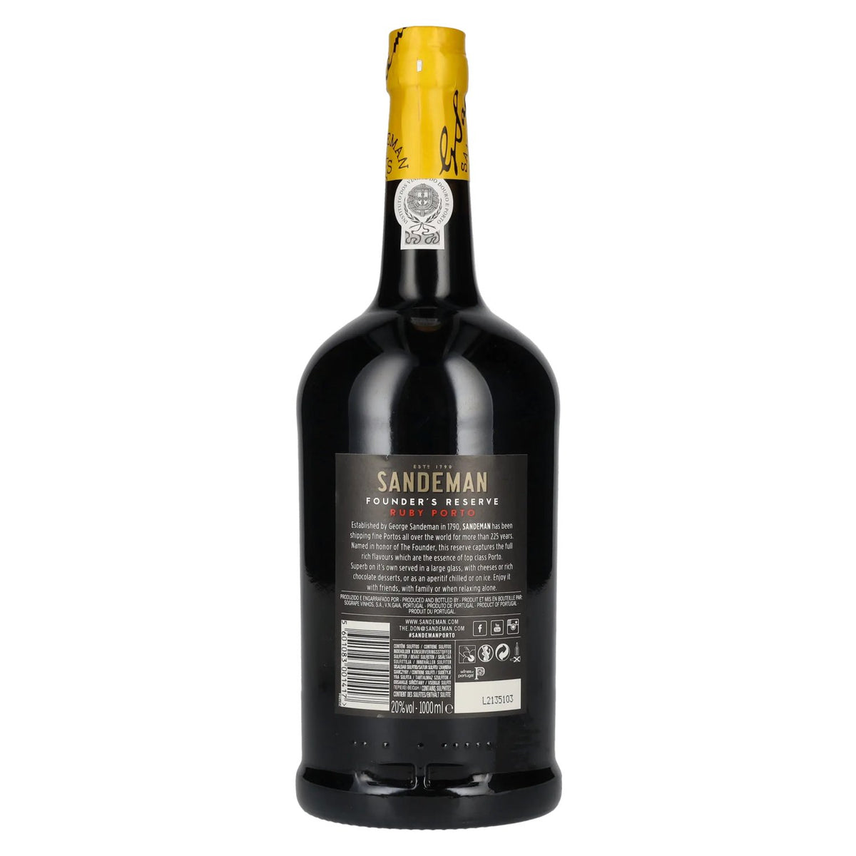 Sandeman FOUNDERS RESERVE Ruby Port 20% vol. 1 litre