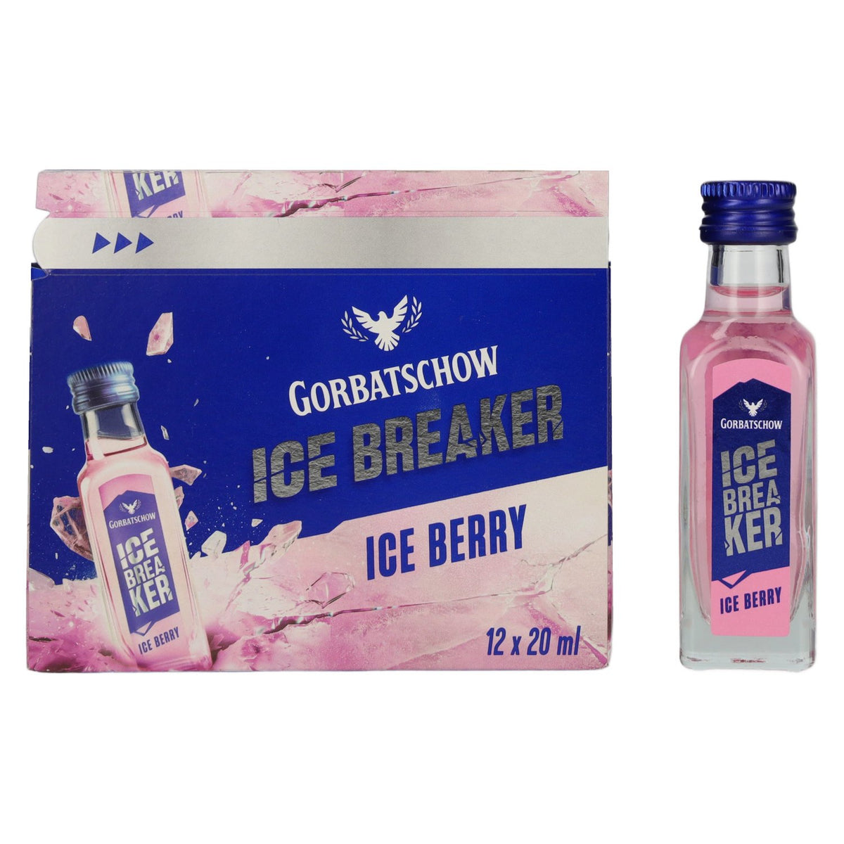 Gorbatschow Wodka Ice Breaker Ice Berry 16% vol. 12 x 0,02 l