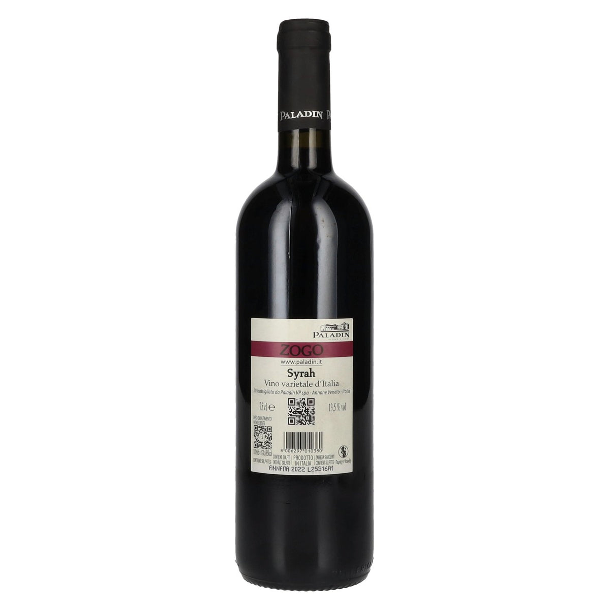 Paladin ZOGO Syrah 2022 13,5 % vol. 0,75 l