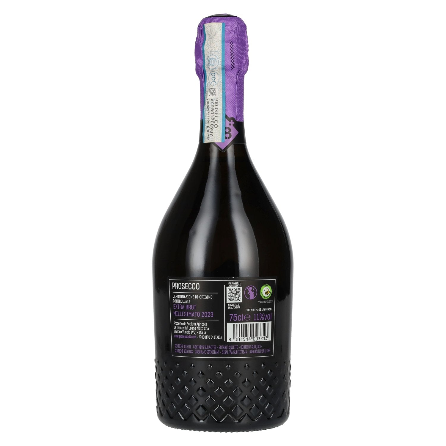 V8+ BRUNO Prosecco Extra Brut Millesimato DOC 2023 11% Vol. 0,75l