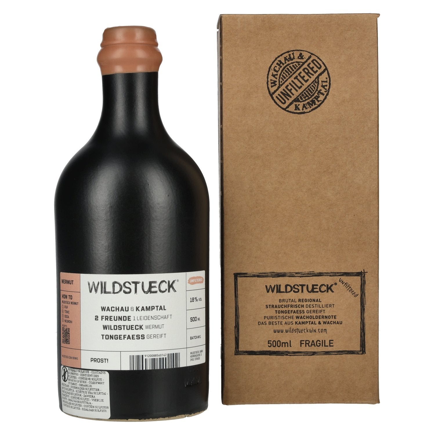 Wildstueck Wermut Rosé 18% Vol. 0,5l in Geschenkbox