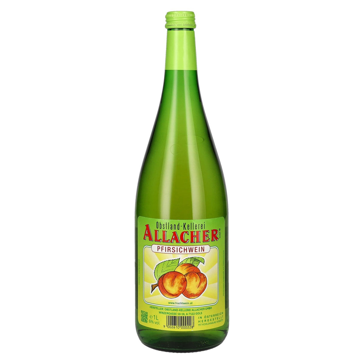Allacher peach wine 6% vol. 1l