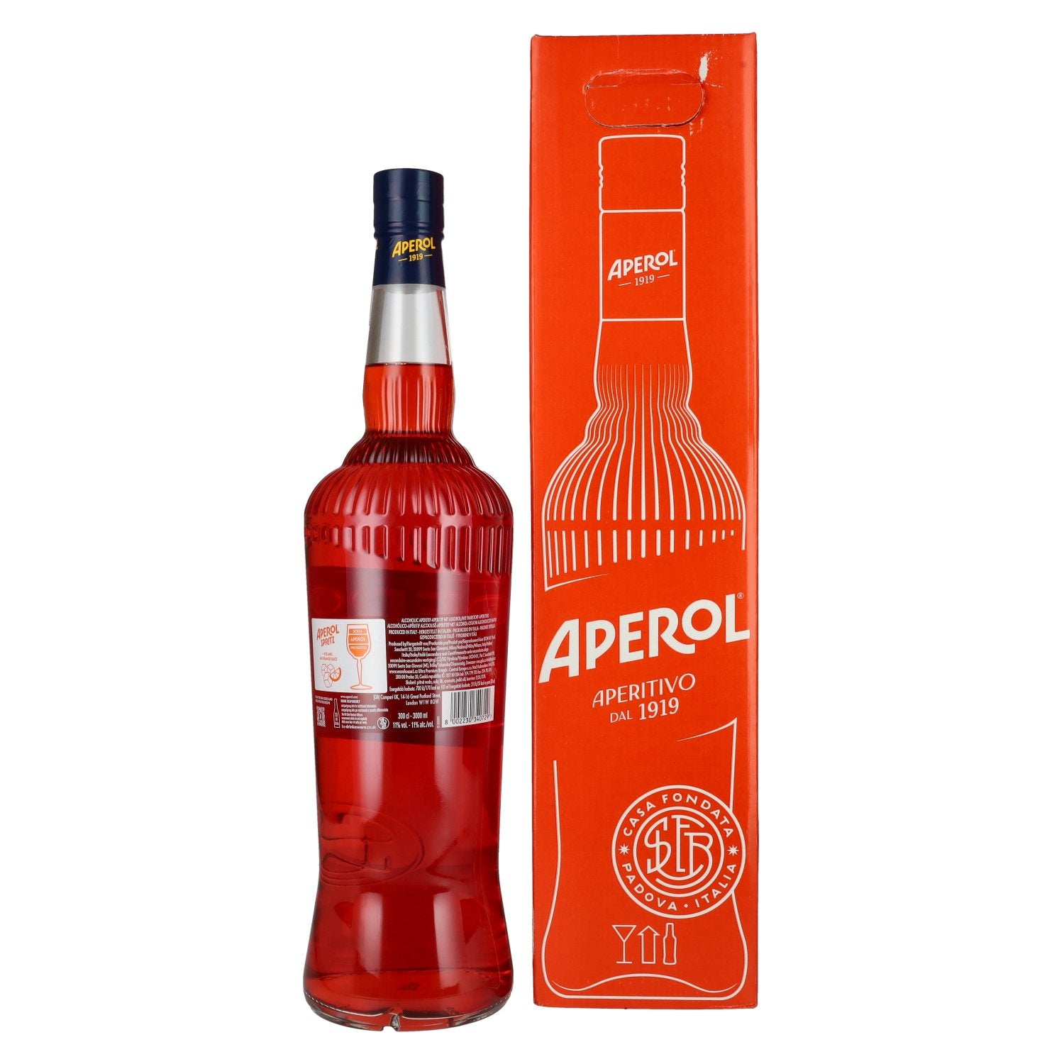 Aperol Aperitivo 11% Vol. 3l in Geschenkbox mit Flaschenausgießer