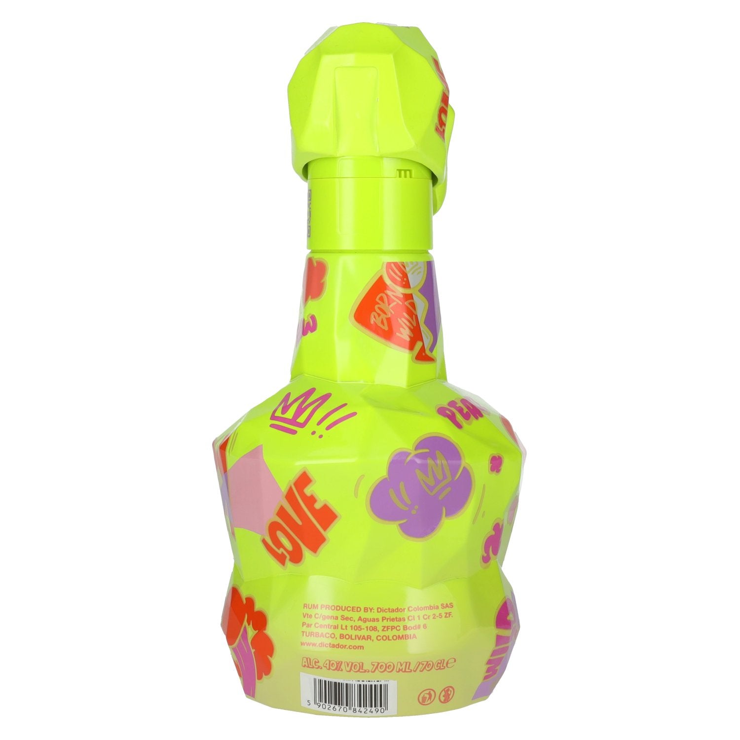 Dictador GAME CHANGER NEON &amp; YELLOW Rhum colombien 40% vol. 0,7l