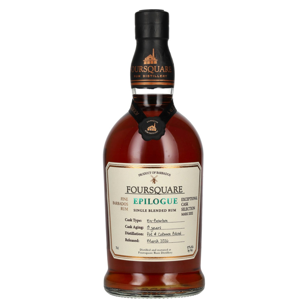 Foursquare 19 Years Old Exceptional Cask SELECTION MARK XXXI EPILOGUE 2026 57% vol. 0.7l