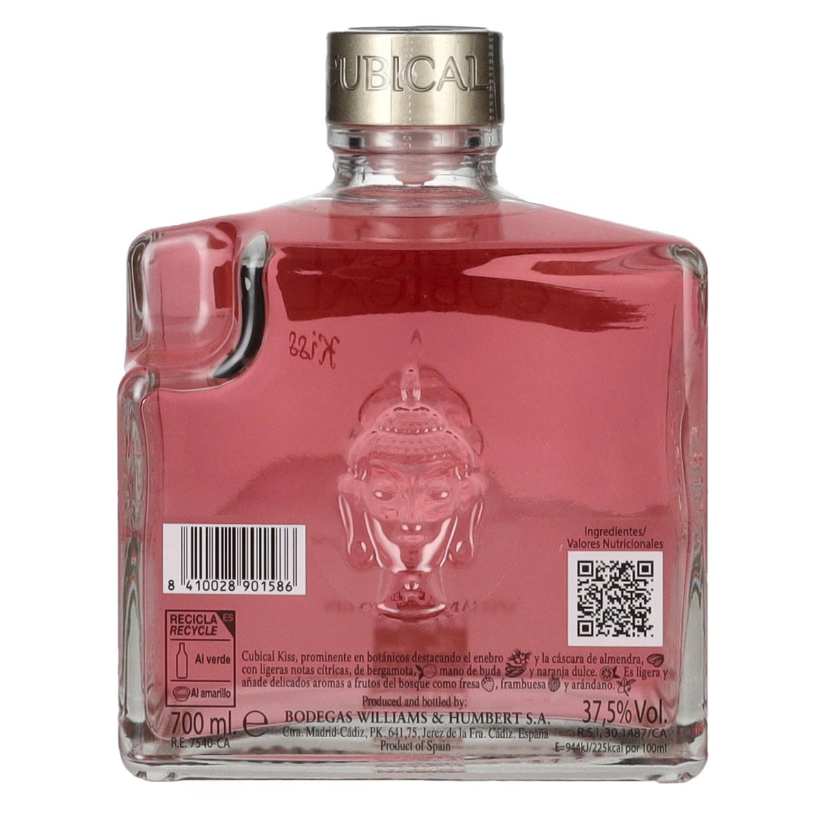 Cubical KISS Special Distilled Gin 37.5% ABV 0.7l
