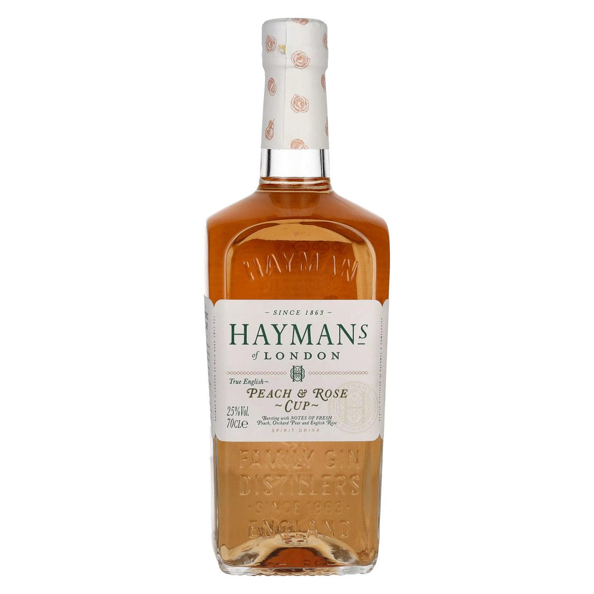 Hayman's of London PEACH &amp; ROSE CUP 25% vol. 0.7 l