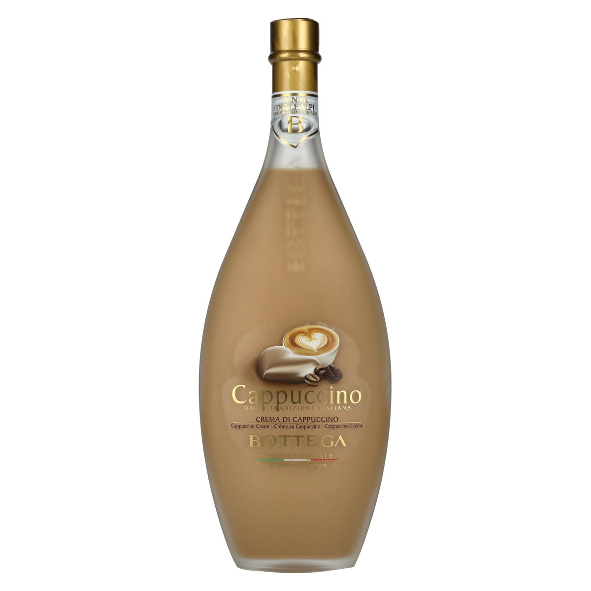 Bottega Crema di CAPPUCCINO, liqueur crémeuse, 15 % vol., 0,5 l