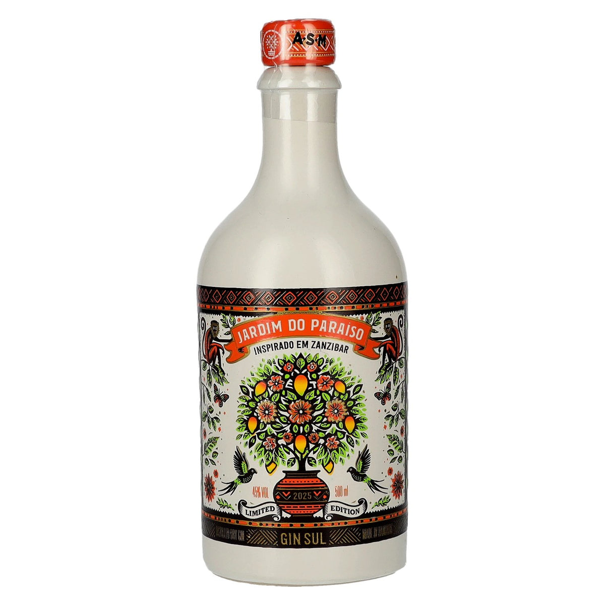 Gin Sul Jardim do Paraíso Zanzibar Dry Gin Limited Edition 2025 45% vol. 0,5 l