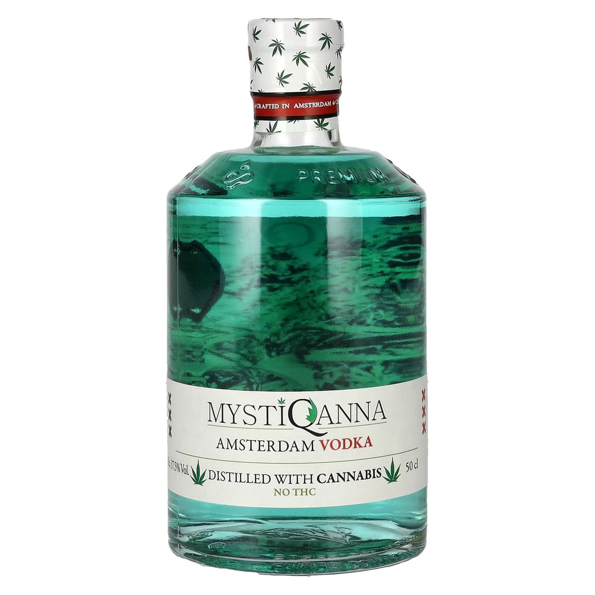 MystiQanna Amsterdam Vodka 37.5% vol. 0.5 l