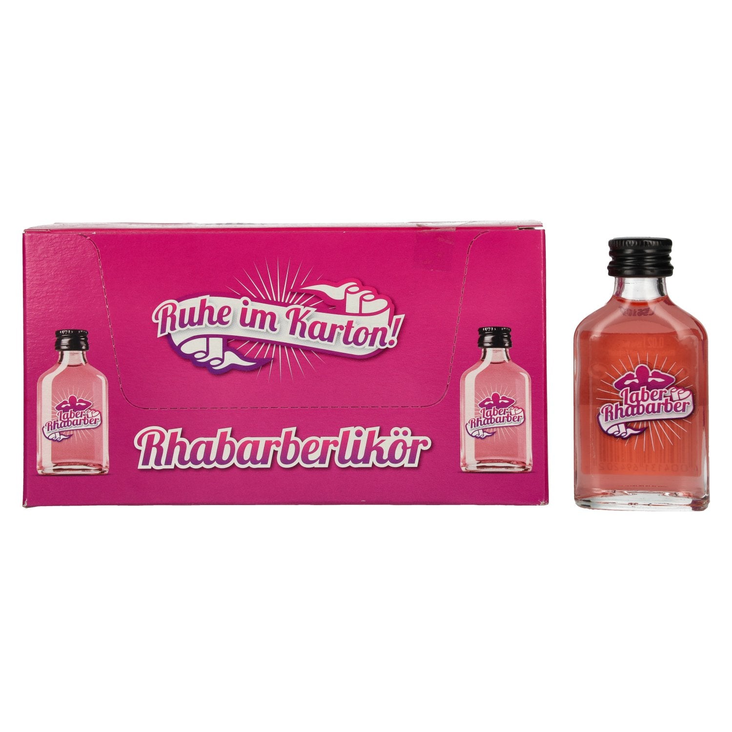 Laber Rhabarber Liqueur de rhubarbe 15% vol. 20x0,02l