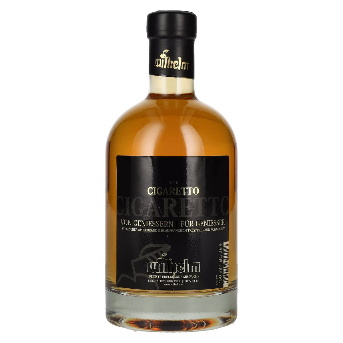 Wilhelm CIGARETTO Liqueur de cigare 38 % vol. 0,7 l