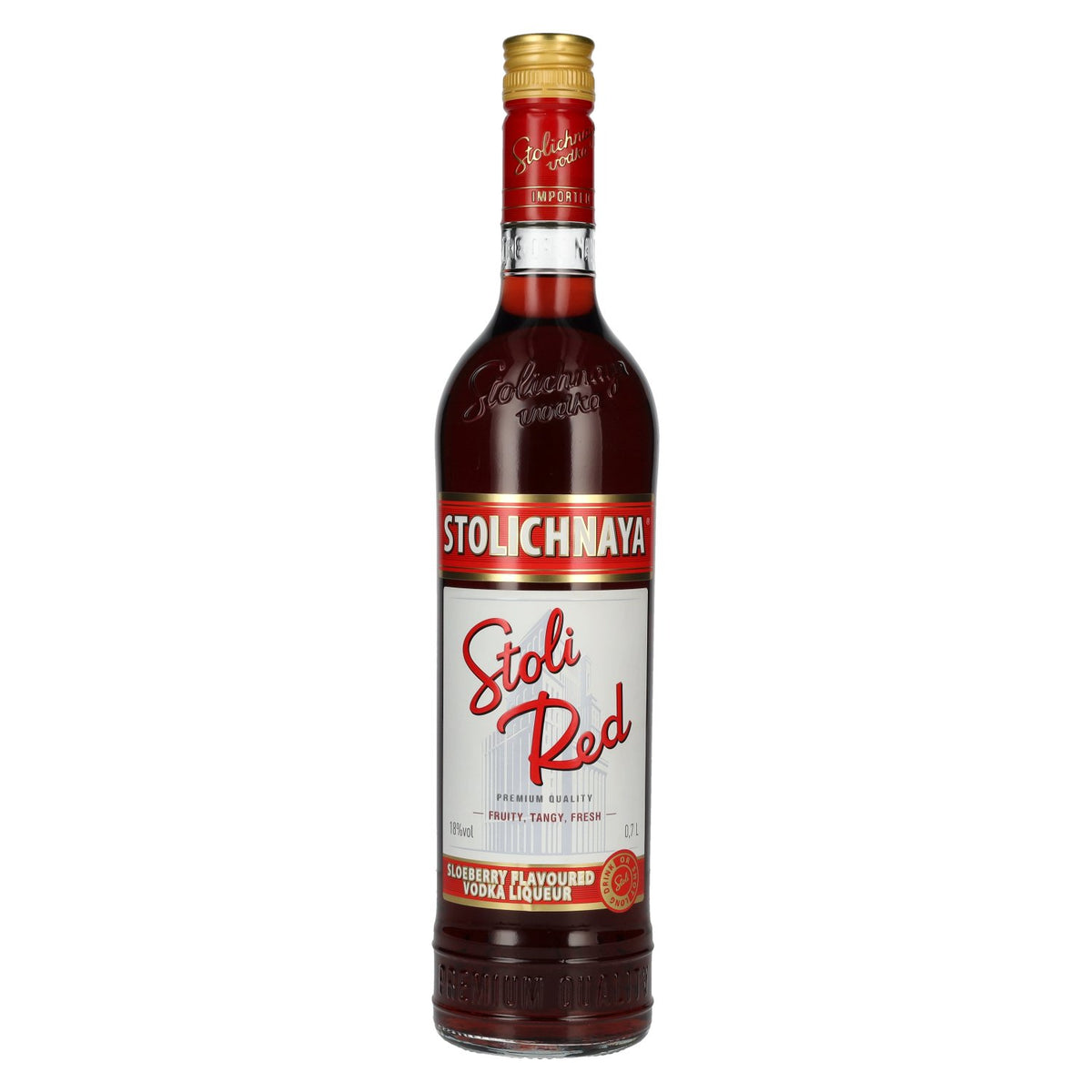 Stolichnaya Stoli Red Sloeberry gearomatiseerde wodka-likeur FKP 18% vol. 0,7 l