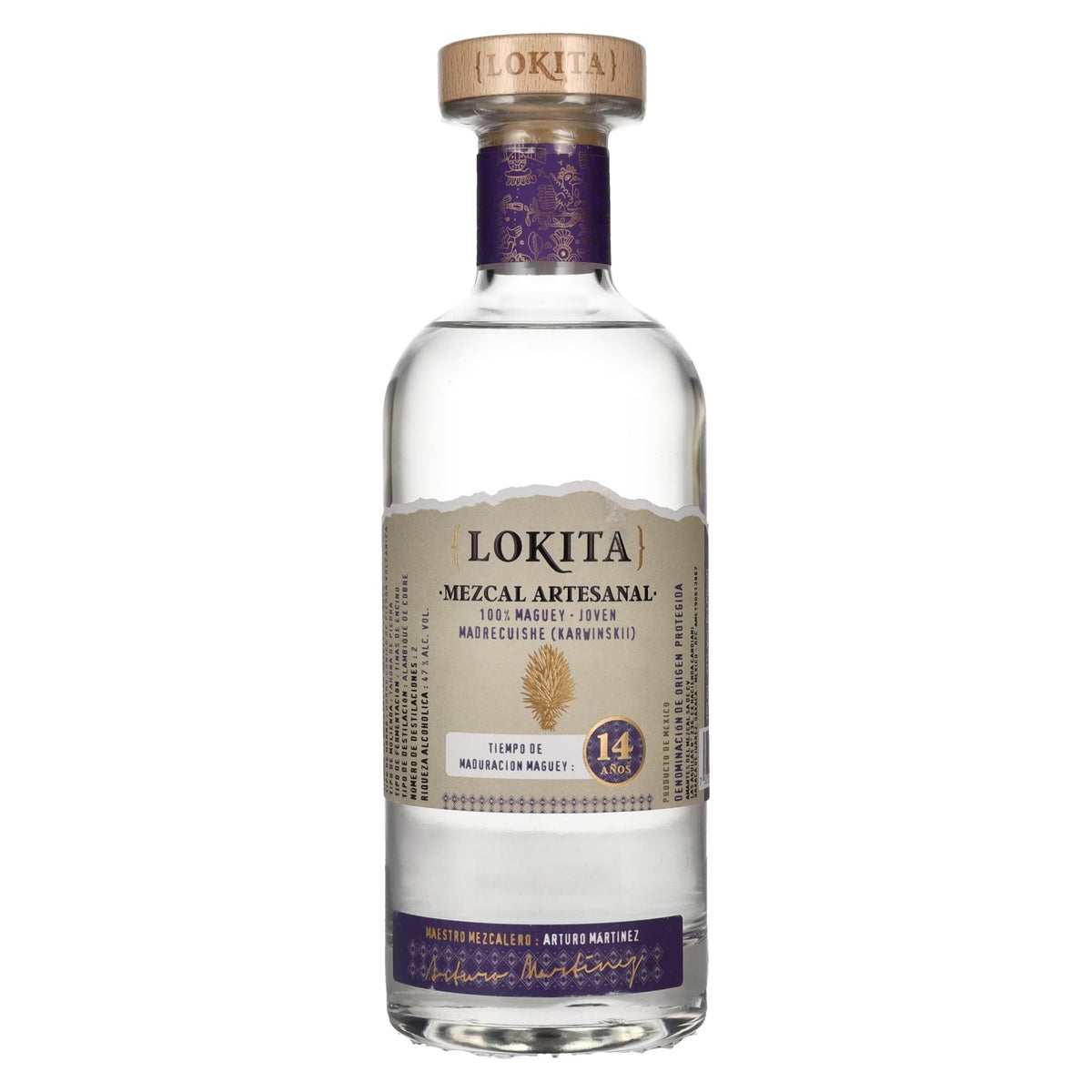 Lokita 14 Years 100% Maguey Artisanal Mezcal 47% ABV 0.7l