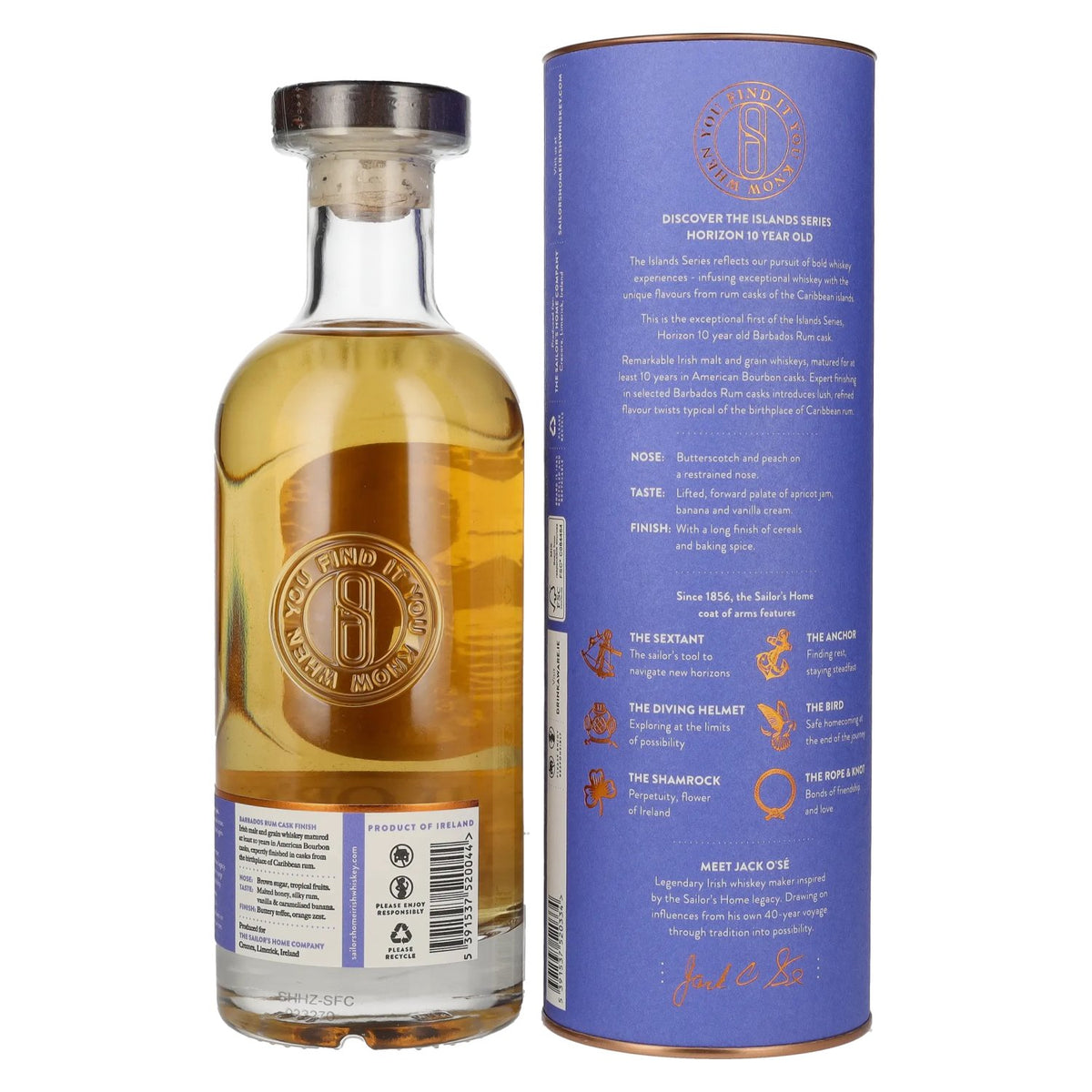 Sailor's Home HORIZON 10-Year-Old Rum Cask Finish 43% vol. 0.7 l in a gift box