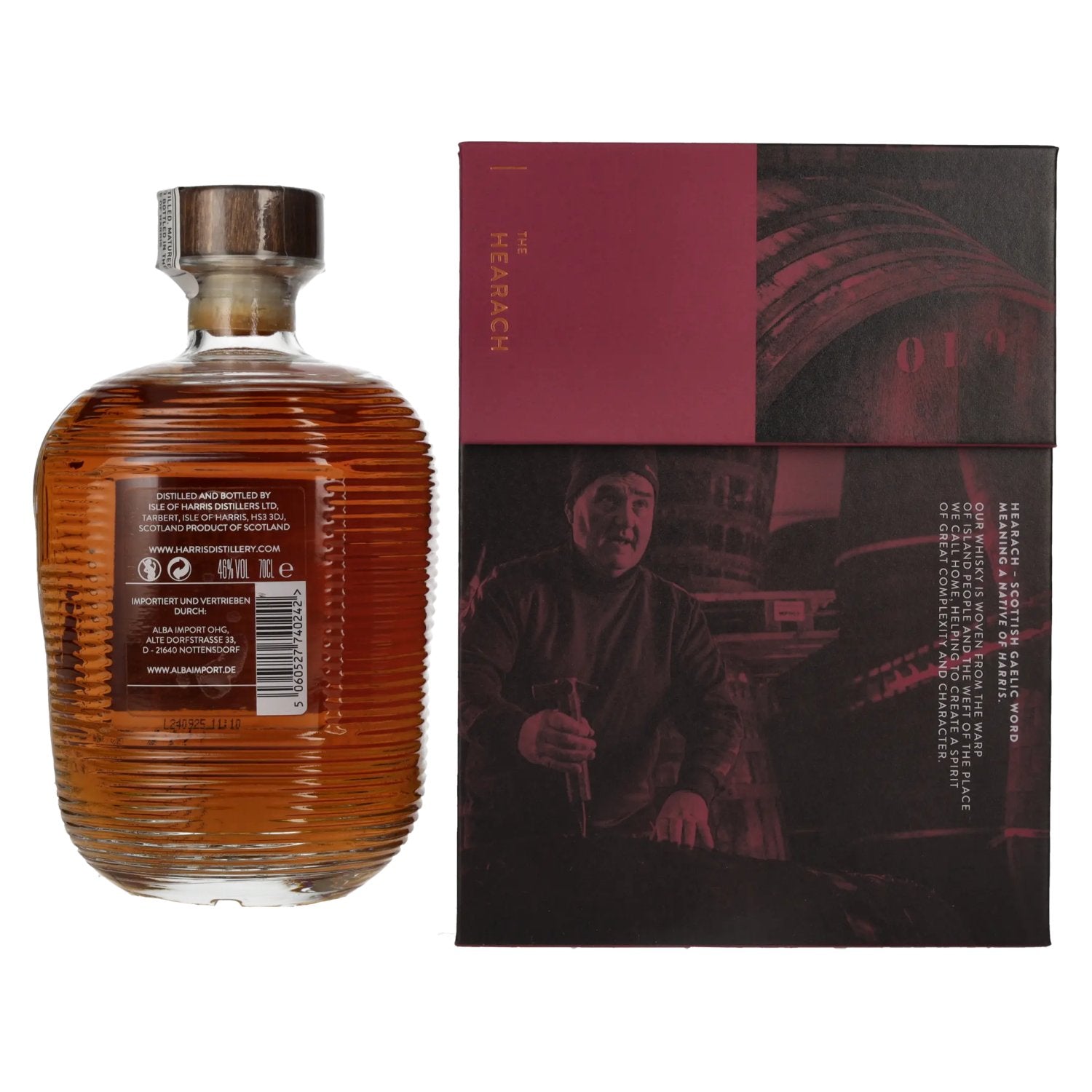 The Hearach Isle of Harris First Fill Oloroso Cask Single Malt Scotch Whisky 46% Vol. 0,7l en coffret cadeau