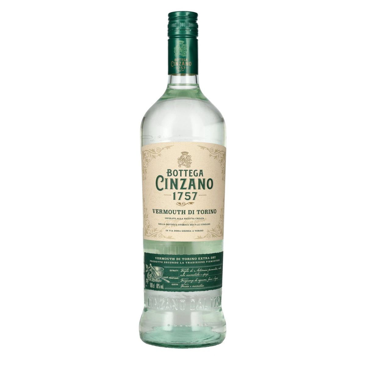 Bottega Cinzano 1757 Vermouth di Torino EXTRA DRY 18% vol. 1 l