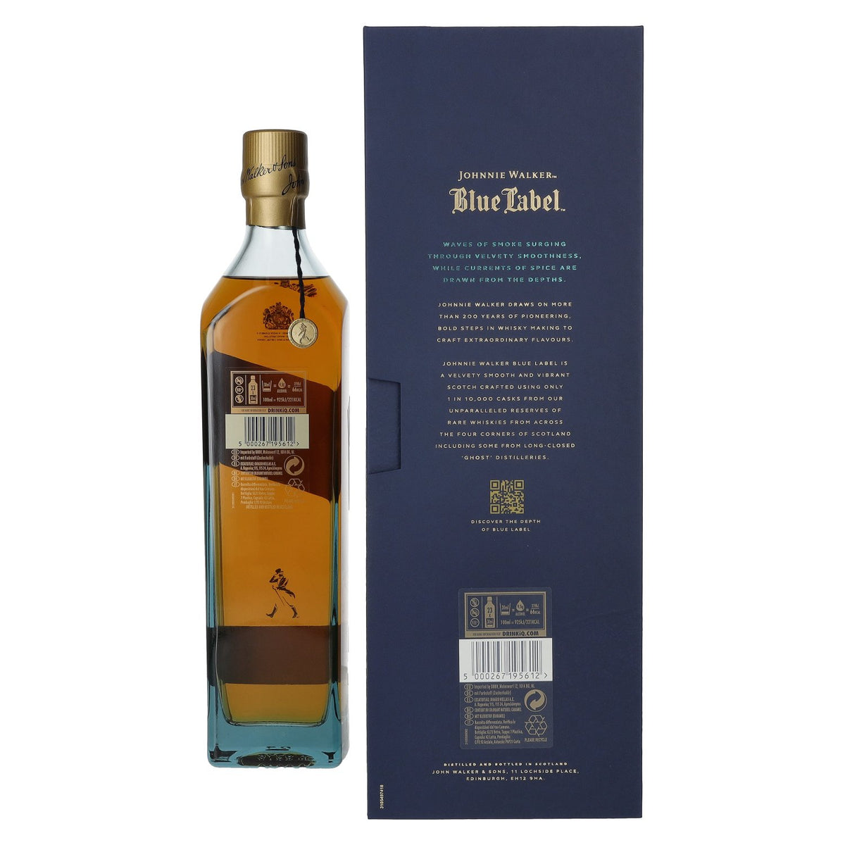 Johnnie Walker Blue Label Blended Scotch Whisky 40% Vol. 0,7l in Geschenkbox