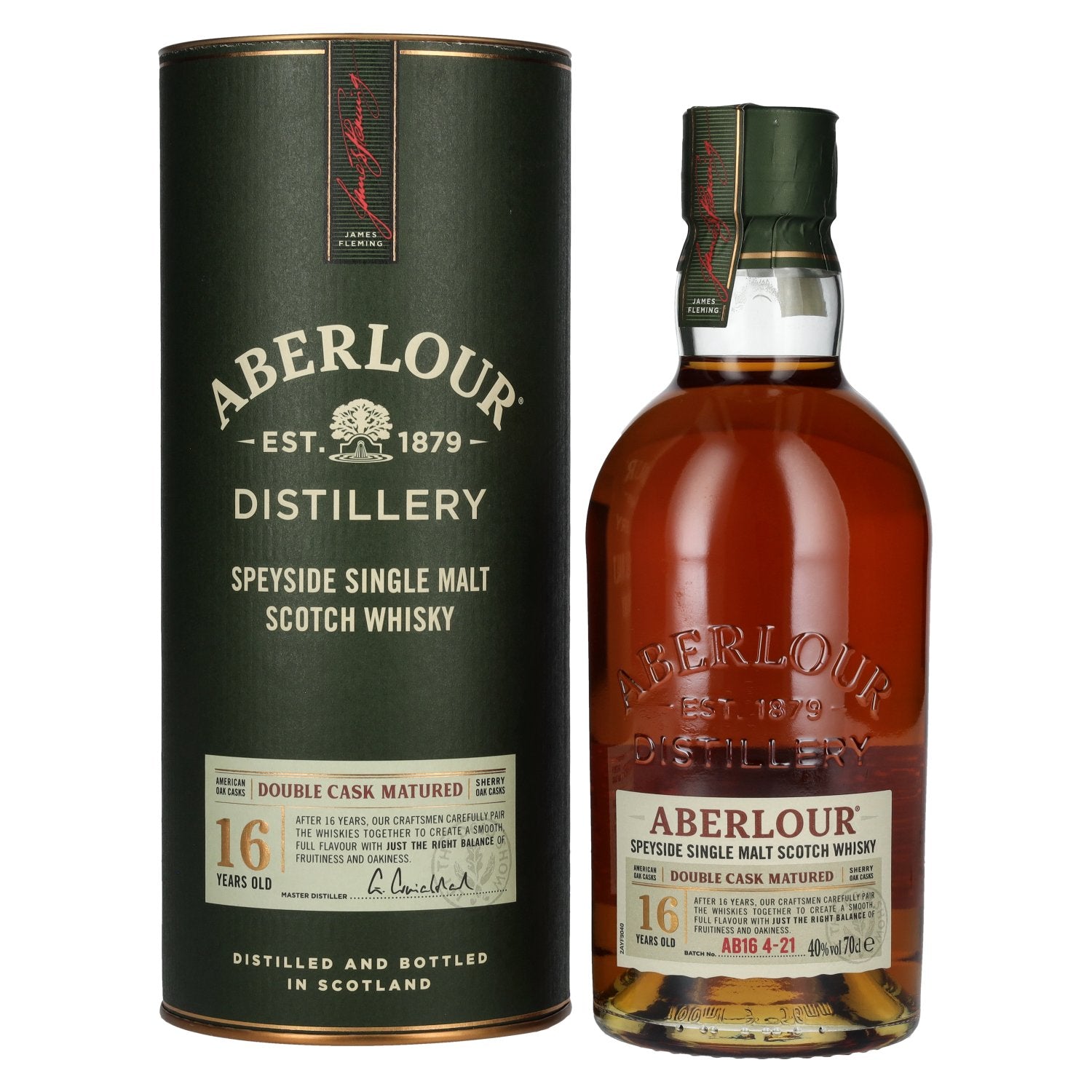 Aberlour 16 Years Old DOUBLE CASK MATURED 40% Vol. 0,7l in Geschenkbox