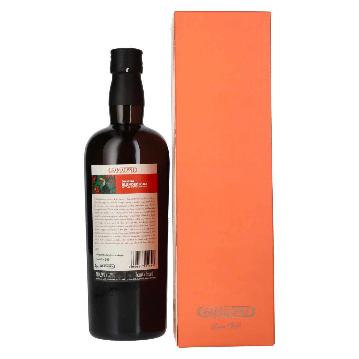 Samaroli Samba Blended Rum 2023 50% vol. 0,7l en boîte cadeau