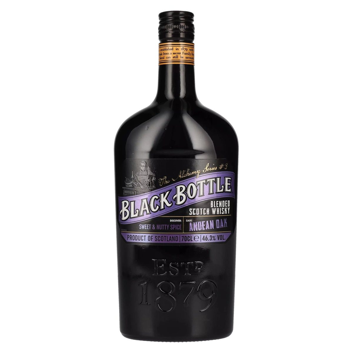 Black Bottle ANDEAN OAK, whisky écossais d'assemblage, 46,3 % vol., 0,7 l