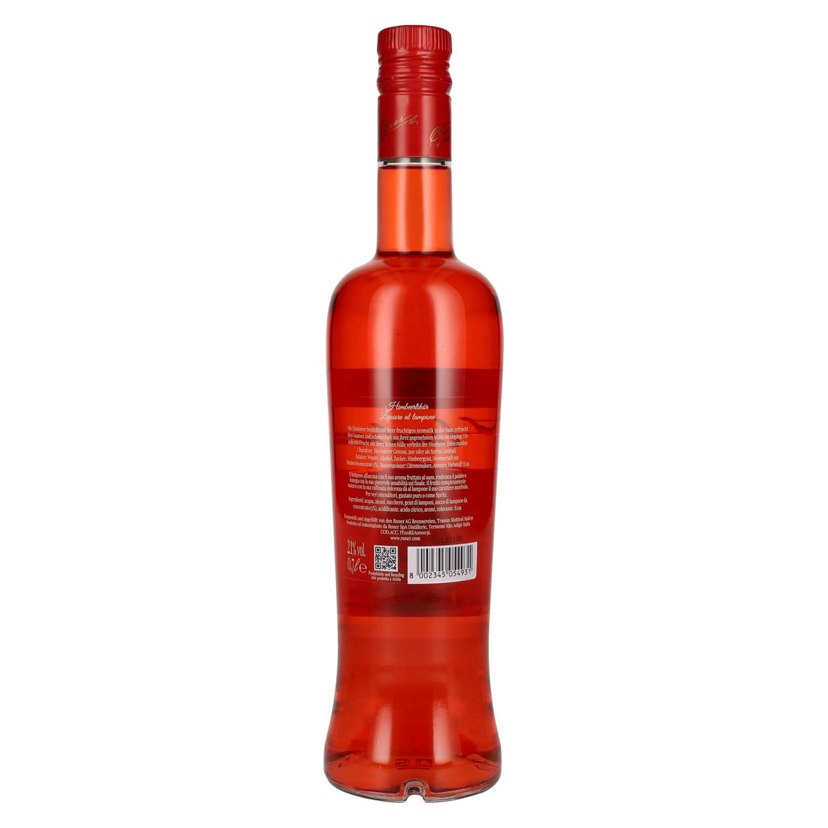 Roner frambozenlikeur 21% vol. 0,7 l